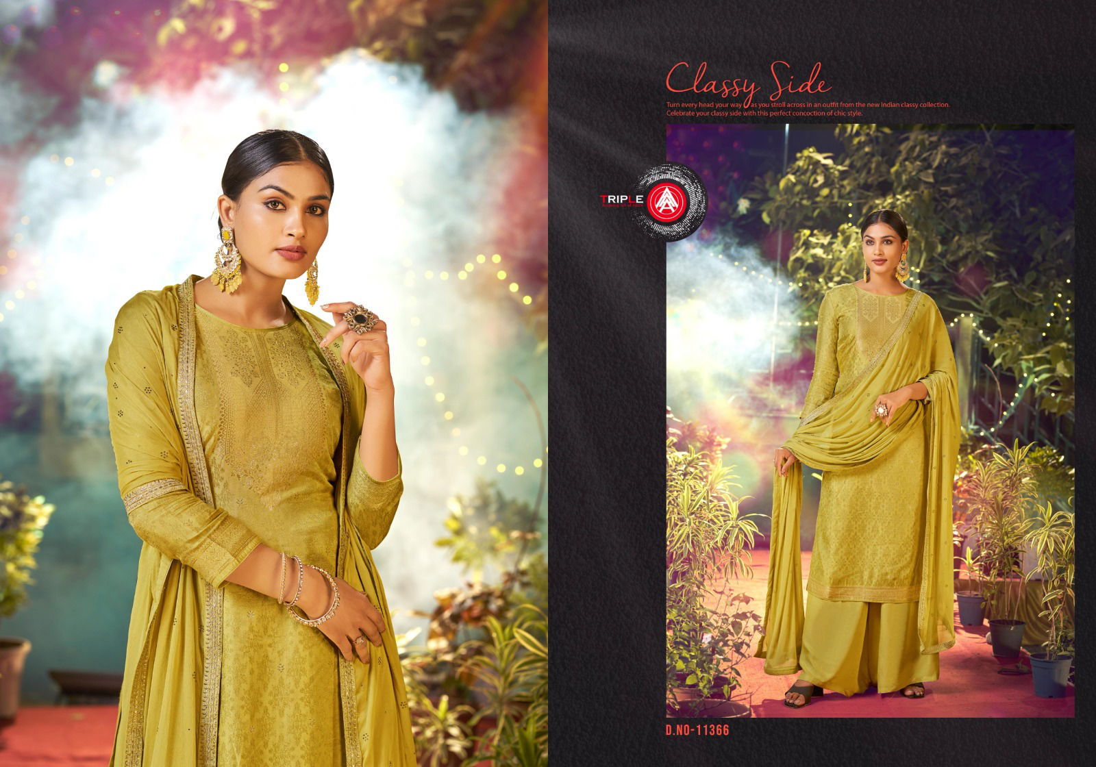 Jalwa By Triple Aaa 11361 To 11366 Heavy Muslin Dress Material Wholesale Market In Surat
